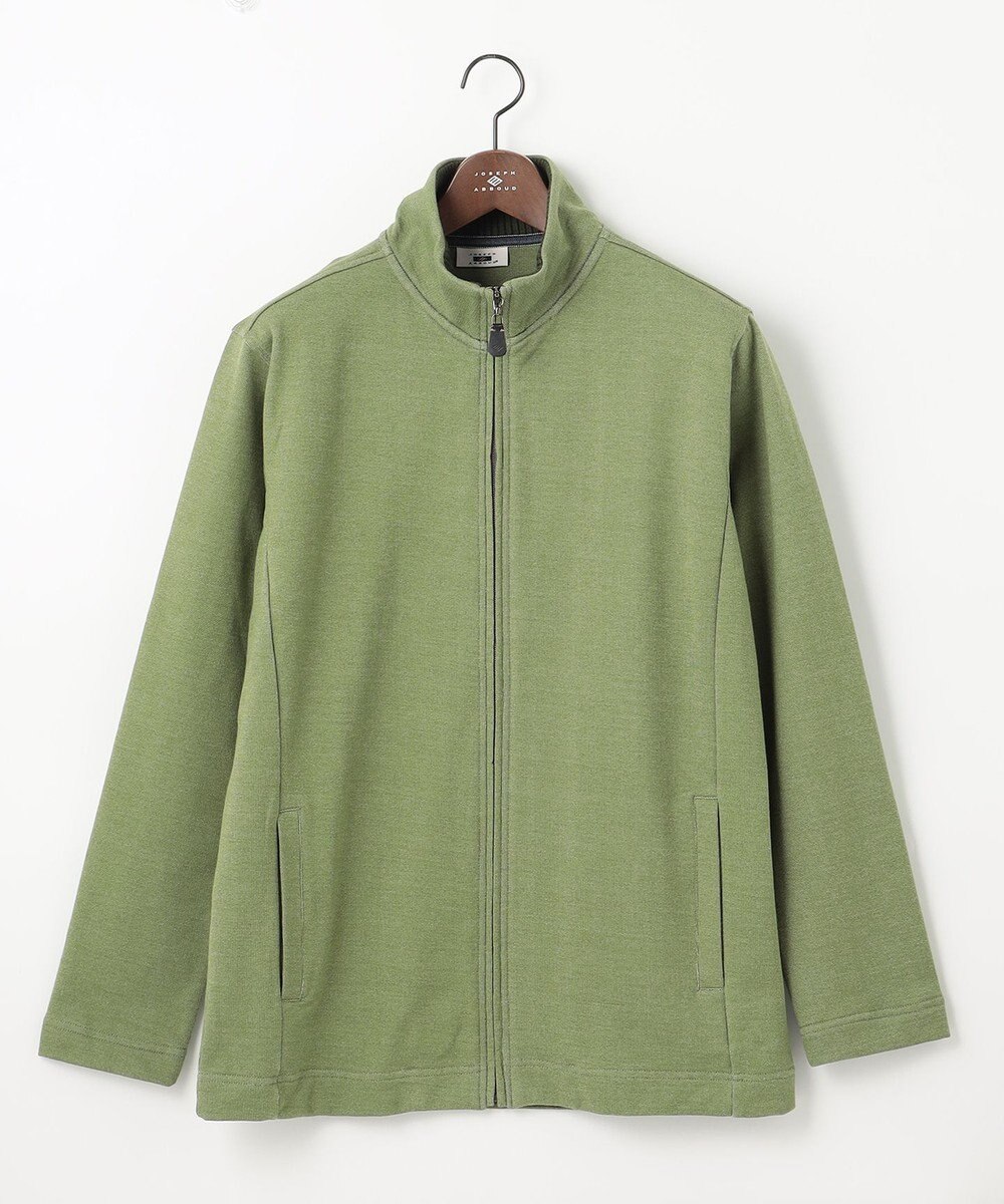 JOSEPH ABBOUD 【オーガニックコットン使用】フルZIPカラー ブルゾン 