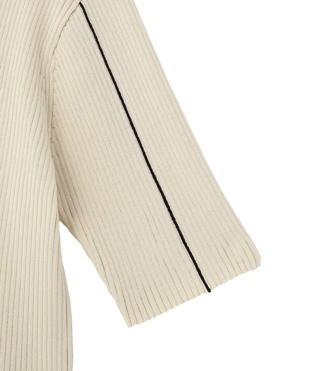 earth music&ecology ラインカラーポロニット 