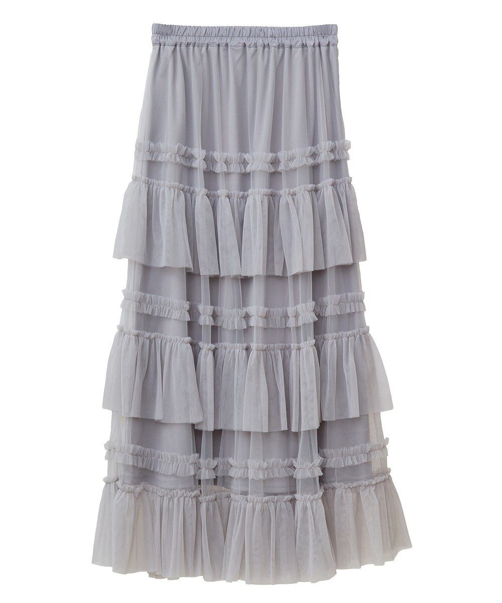 Green Parks ・ＥＬＥＮＣＡＲＥ　ＤＵＥチュールフリルティアードスカー 