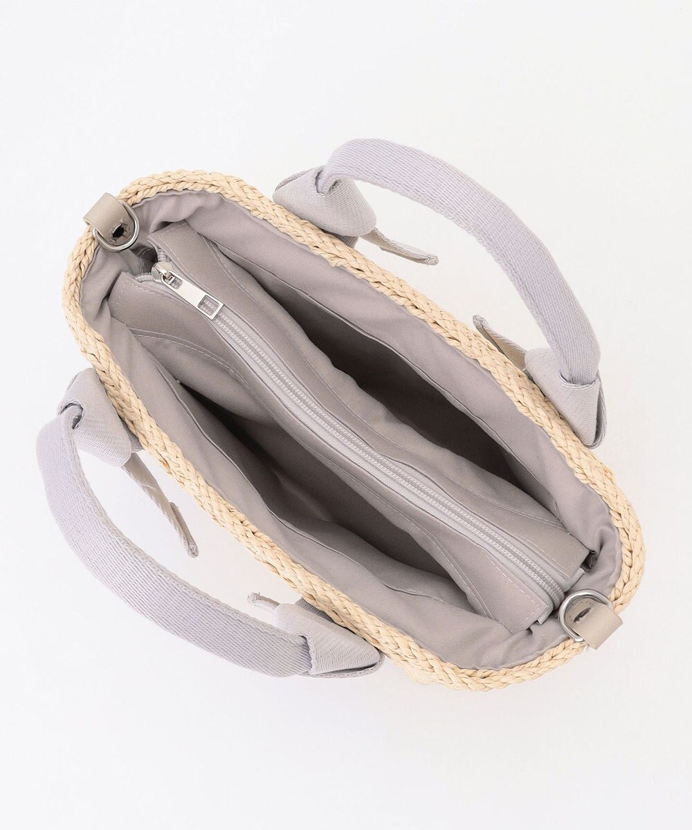 LA BAGAGERIE 【MONICA】リボンハンドル2WAYかごバッグ 