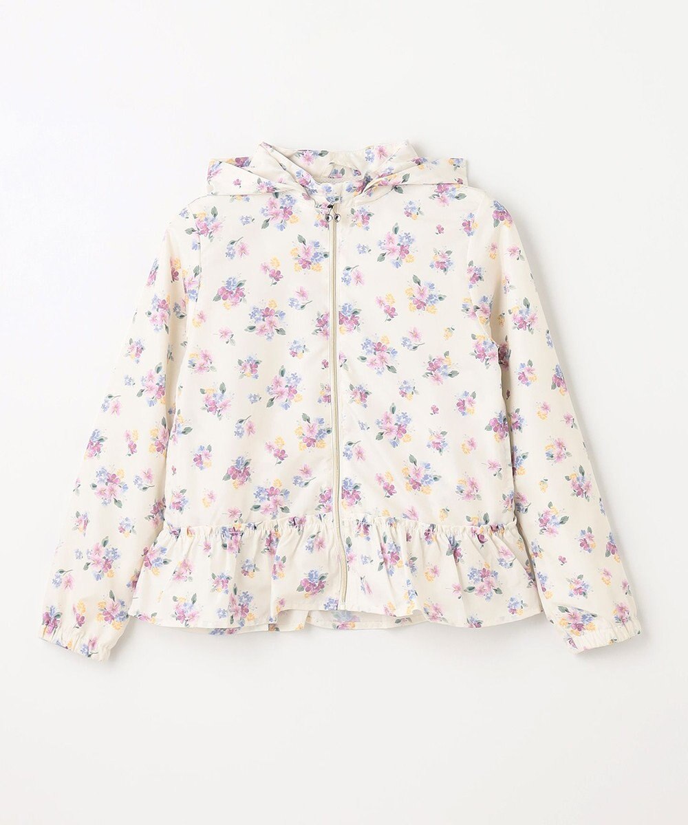 ANY KIDS フード取り外し 総柄 ブルゾン 