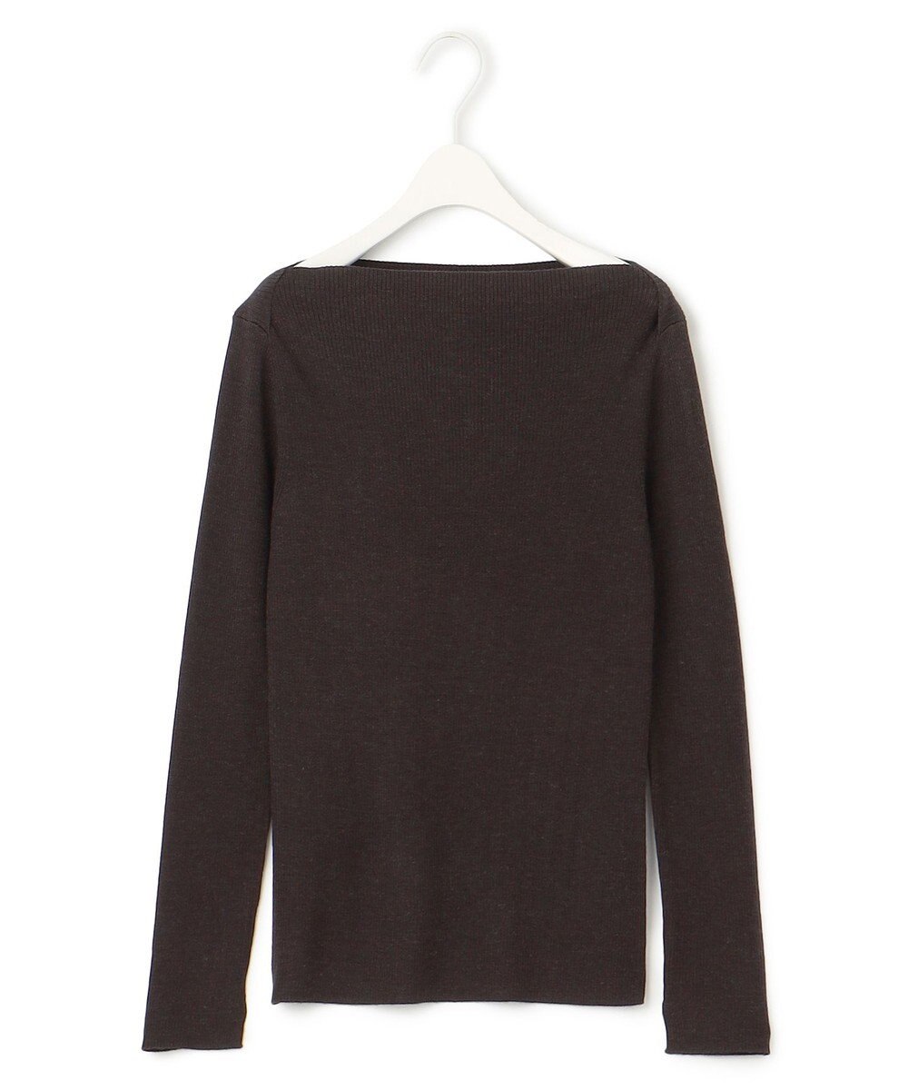 ICB 【洗える】エクストラファインメリノ  ボートネックプルオーバー 