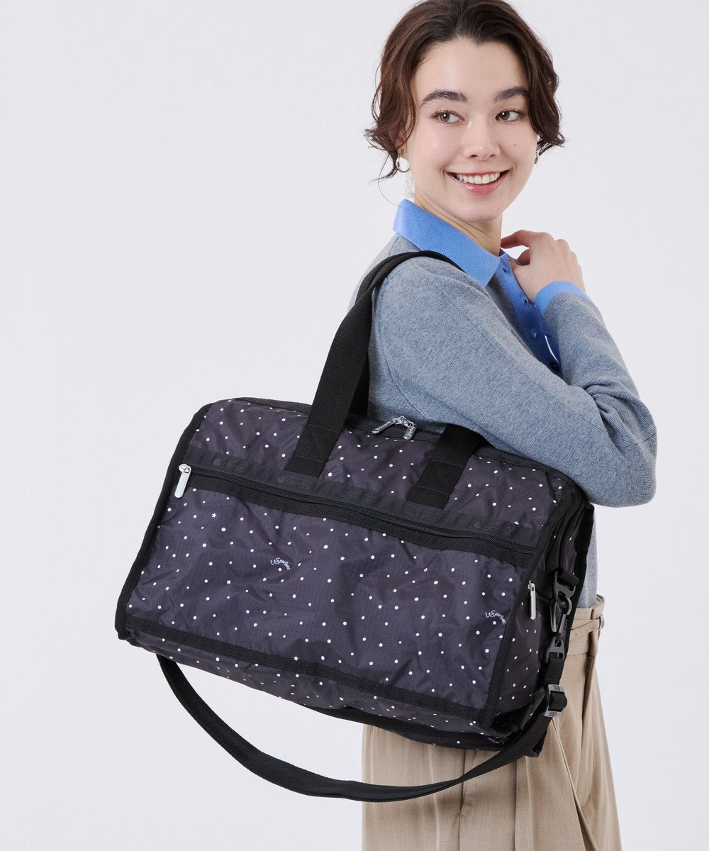 LeSportsac DELUXE MED WEEKENDER/ブリスドッツ 