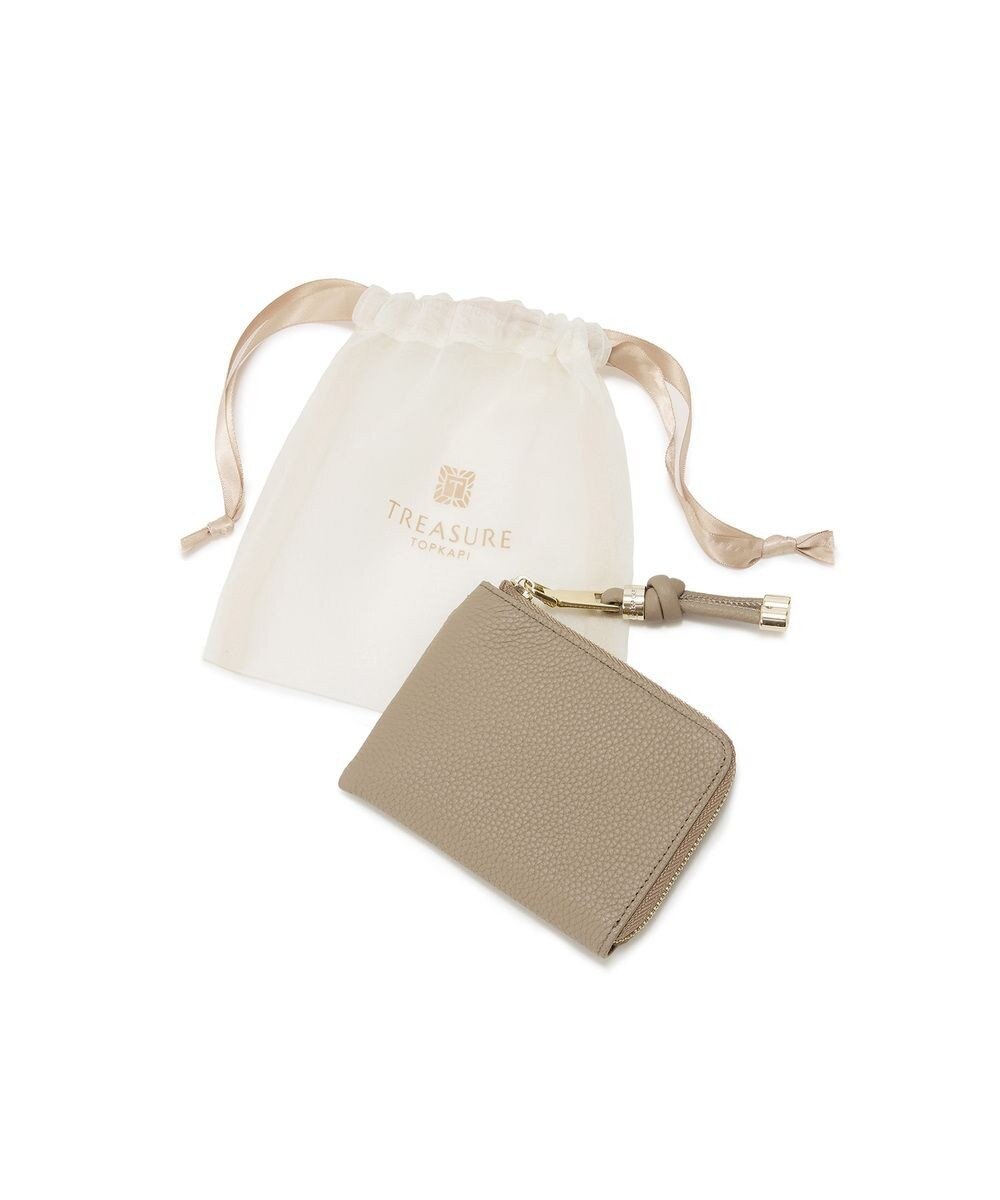 TOPKAPI 【新色追加】【TREASURE TOPKAPI】シュリンクレザー Lファスナー ミニ 財布 