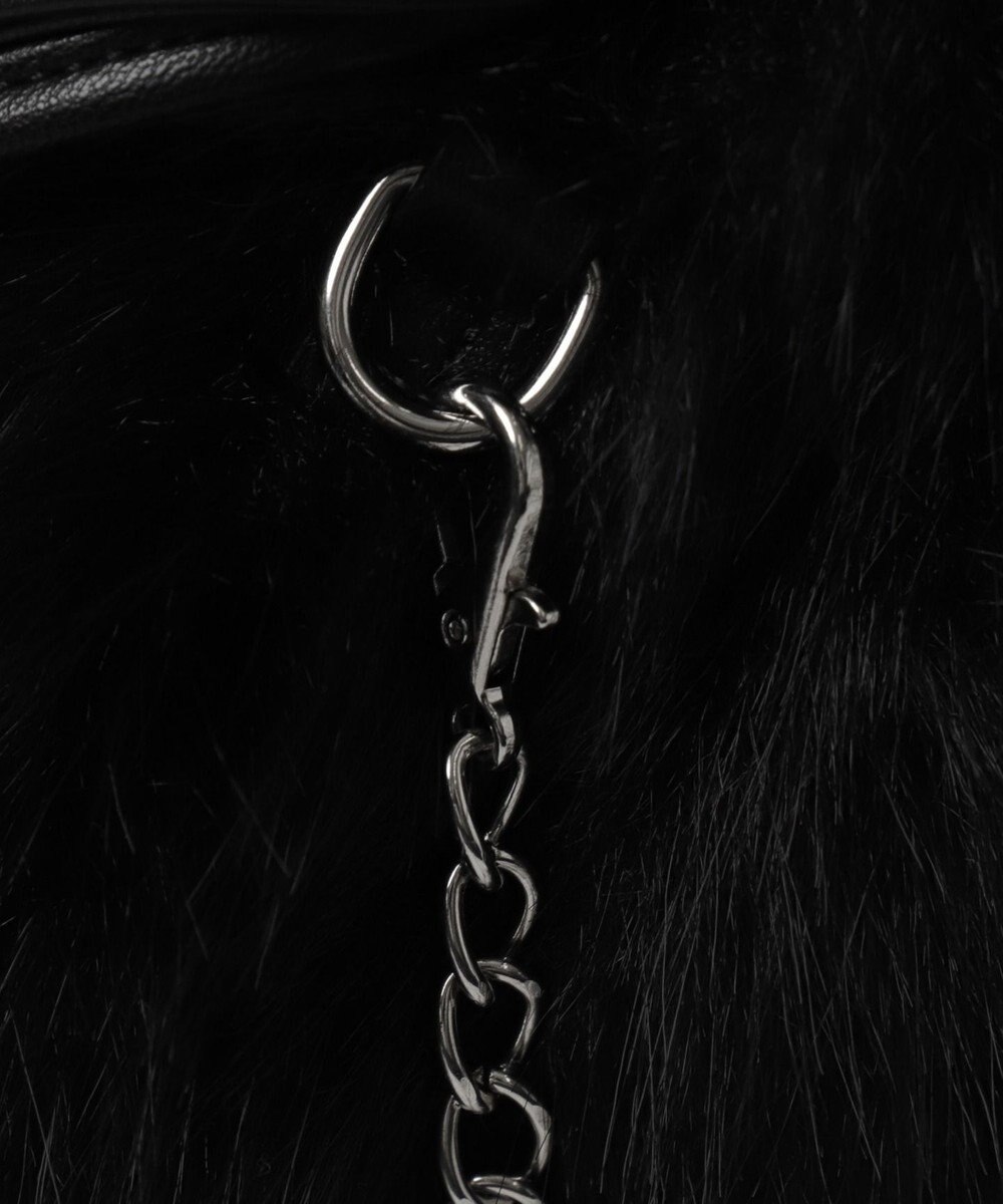 WEGO ファー巾着チェーンショルダー 