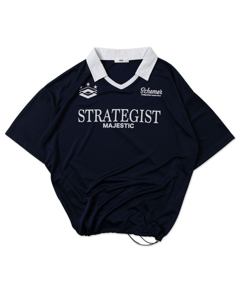 WEGO 【ユニセックス着用ITEM/MLサイズ展開】ドロストゲームシャツプルオーバー 