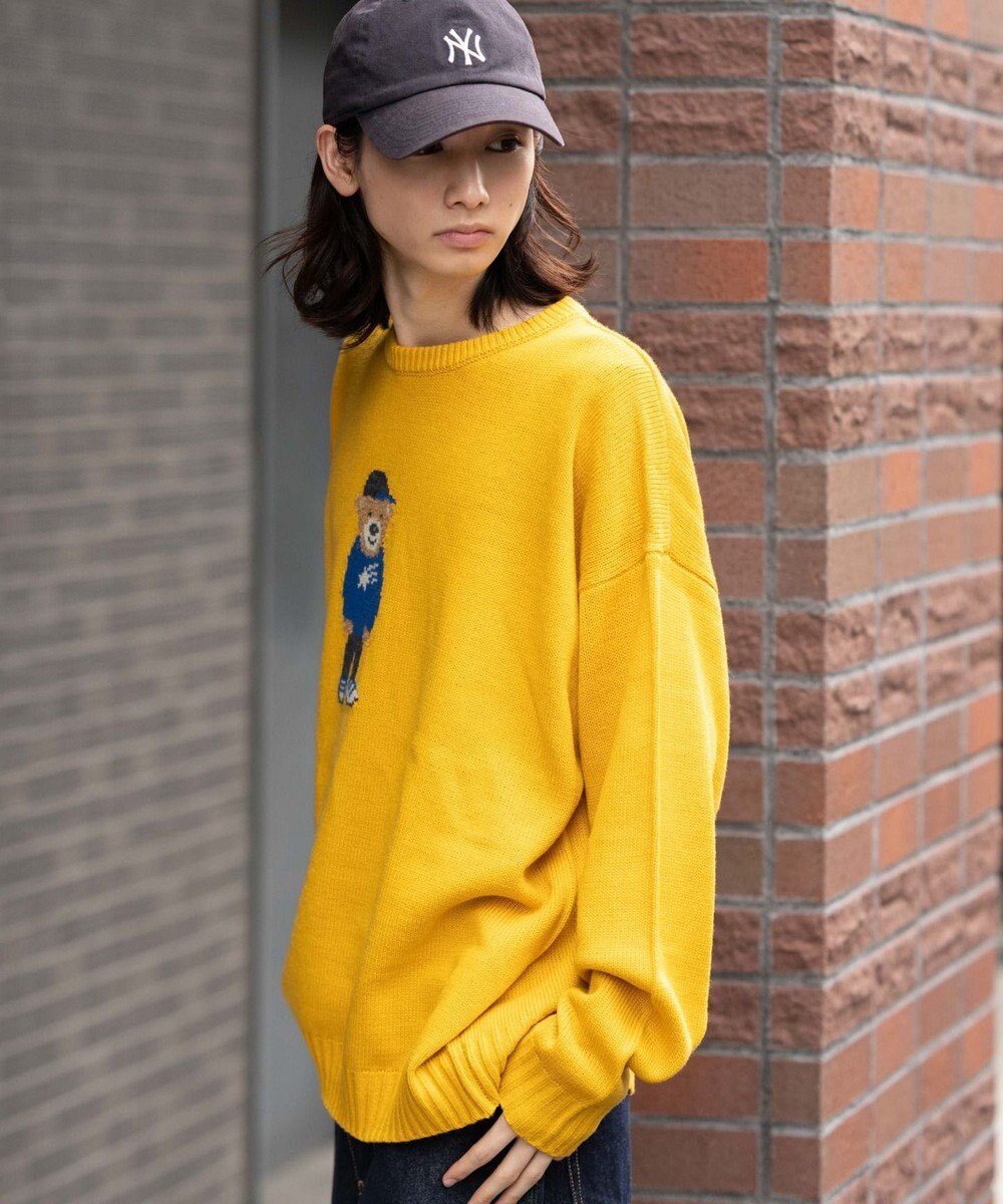 WEGO 【ユニセックス着用ITEM/MLサイズ展開】ジャガードアニマルプルオーバー 