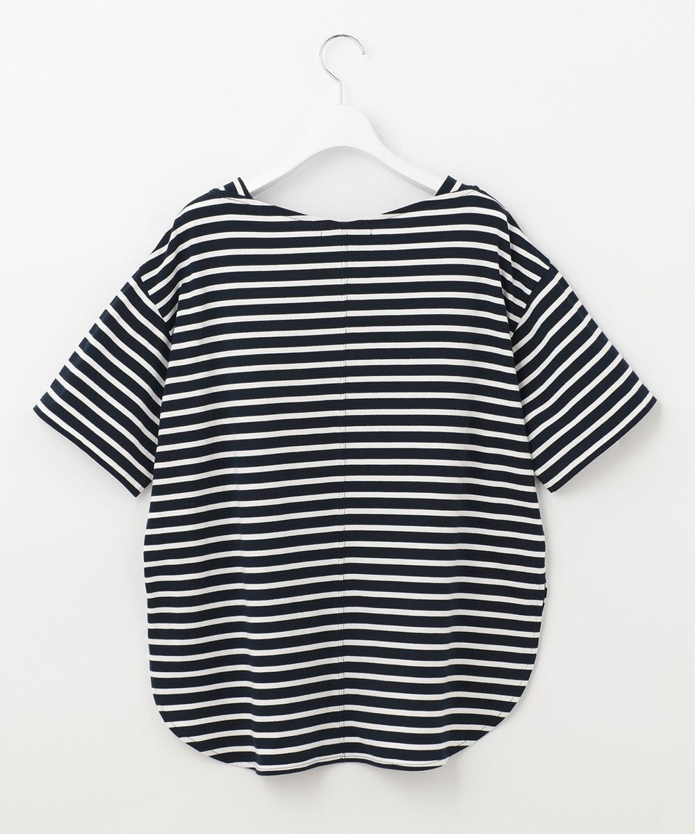 UNFILO L 撥水汗ジミ防止ボーダーT 