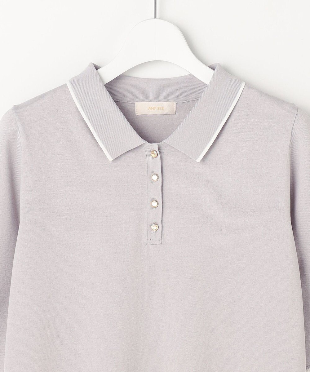 ANY SIS S 【アイスタッチ】ポロ ニット 