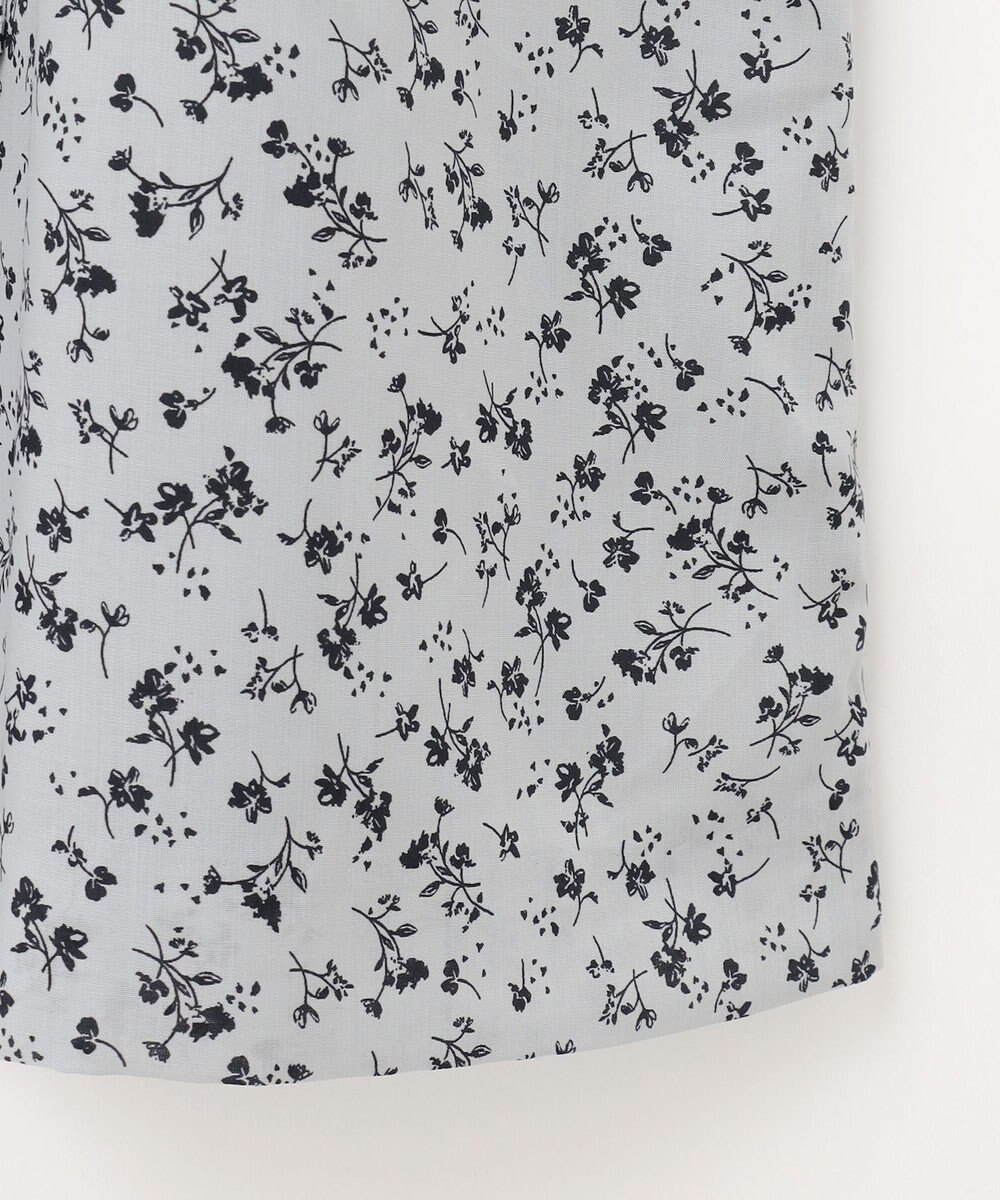 J.PRESS LADIES 【洗える】 スパンローンフラワー バンドカラー ワンピース 