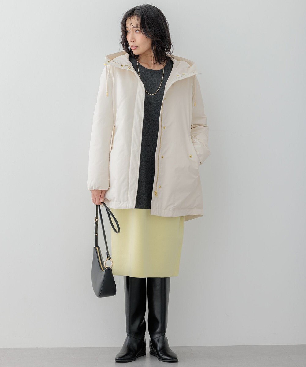 23区 【滝沢眞規子さん着用/一部店舗限定/撥水加工】ミリタリー ダウンコート 