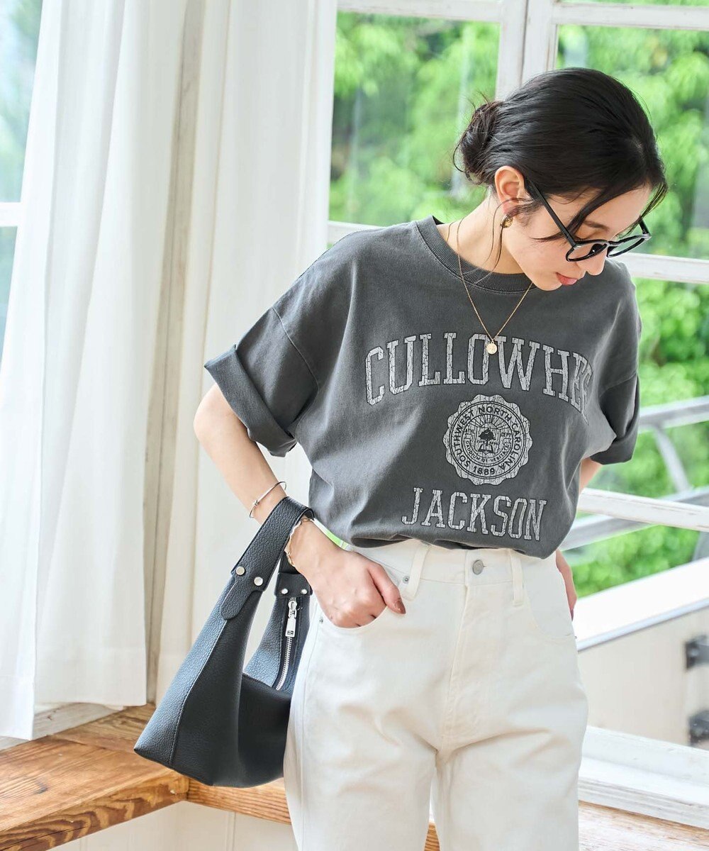 WEGO 【新色追加/ユニセックス着用アイテム/手洗い可/SMLサイズ展開】ピグメントグラフィックT（S） 