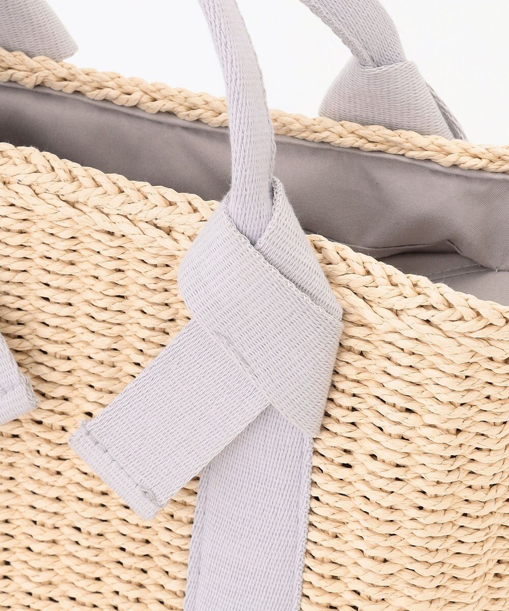 LA BAGAGERIE 【MONICA】リボンハンドル2WAYかごバッグ 