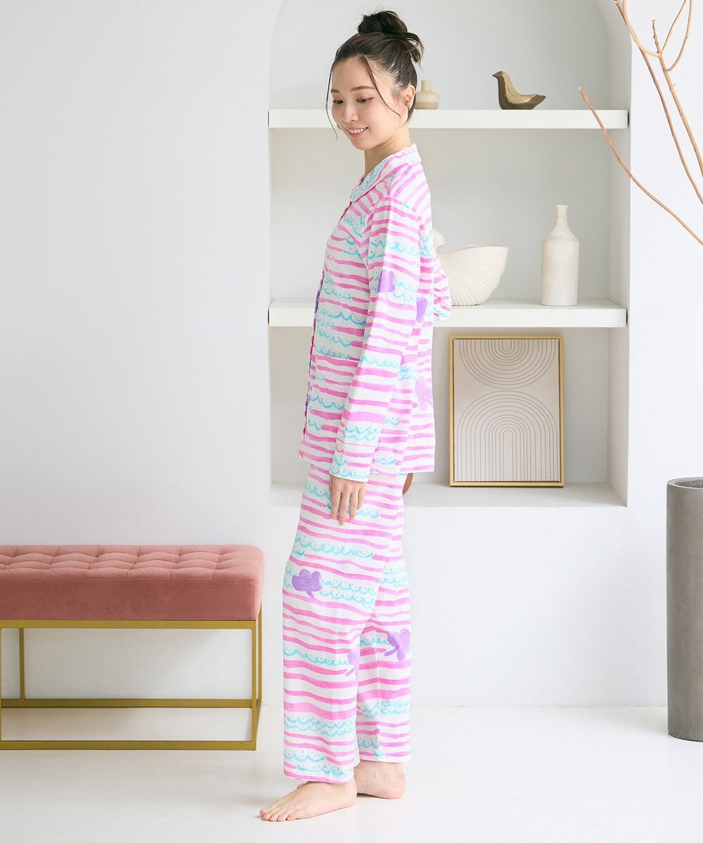 tsumori chisato SLEEP ツモリチサト パジャマ 綿100%(本体) スムース素材 長袖 長ズボン レディース UDX597 /ワコール 