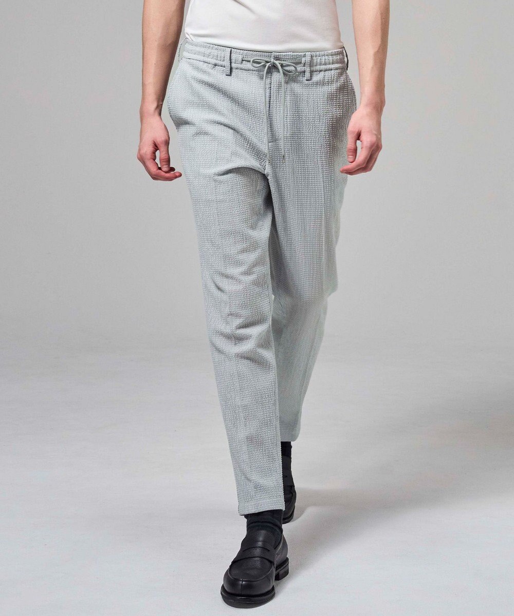 JOSEPH HOMME 新色追加【セットアップ対応】トリコサッカーストレッチ  ドロスト付テーパードパンツ / PEGG CONVERTIBLE 