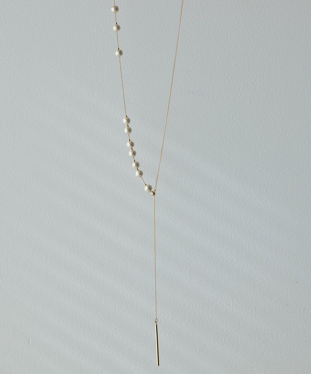 YECCA VECCA 2wayコットンパールスライドラリエット 