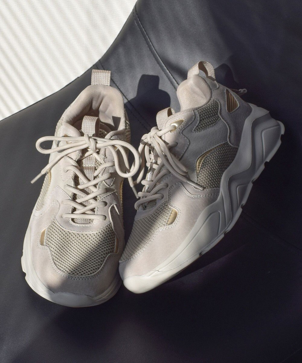 Bridget Birkin 【VINCULUM】スエードコンビ厚底スニーカー 