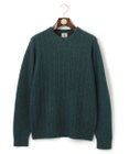 J.PRESS MEN 【WEB限定】ケーブルクルーネックニット
