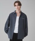 WEGO 【ユニセックス着用ITEM】フィブリルワンポイントBIGシャツ（長袖）