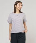 J.PRESS LADIES 【一枚で着映え】サッカージャージー クルーネック カットソー
