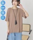 AMERICAN HOLIC 【先行予約】【マルチ機能】配色ステッチルーズTシャツ