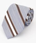 J.PRESS MEN 【LINEN MIX COLLECTION】レジメンタル ネクタイ