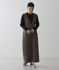 AMERICAN HOLIC 【WEB限定】イージーケアＶネックワンピース