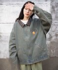 WEGO 【ユニセックス着用ITEM/MLサイズ展開】ワーカーズデニムZIPジャケット