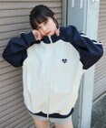 WEGO 【ユニセックスITEM/MLサイズ展開】ラグランライントラックジャケット
