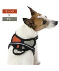 PET PARADISE ヘッドインハーネス 【Ｓ】 オレンジ / ブルー【  小型犬】