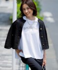 23区 S 【接触冷感/洗える】BON-PRESAGE ロゴ フレンチスリーブ Tシャツ