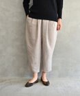muuc 〈高品質ベルギーリネン100%〉〈オンオフ着られる〉リネンイージーパンツ