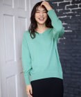 ANY 【手洗い可】イタリーヤーンウールカシミヤミックスＶネックプルオーバー