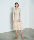 GRACE CONTINENTAL 刺繍ヘムシャツワンピース