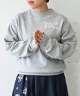 muuc 〈コットン100% 12.7オンス生地＆裏面パイル〉花刺繍のスウェット