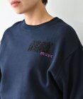 muuc 〈コットン100% 12.7オンス生地＆裏面パイル〉花刺繍のスウェット