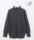 23区 【R(アール)】ウールカシミヤ ロールネックニット