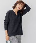 23区 【WEB限定】カシミヤブレンドバルキー Vネック ニット