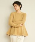 #Newans 【洗える】フレアシルエットチュニックニット