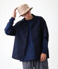 J.PRESS YORK STREET 【UNISEX】ワッフルオープンカラー シャツ