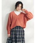 CRAFT STANDARD BOUTIQUE 洗えるコードモールＶネックプルオーバー