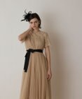 GRACE CONTINENTAL チュールプリーツドレス