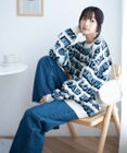 WEGO ルーズフィット総柄プルオーバー