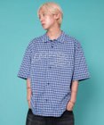 WEGO 別注PIKOチェックグラフィックシャツ（SS）