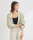 Green Parks ・ＥＬＥＮＣＡＲＥ　ＤＵＥ　ラメＶネックカーディガン