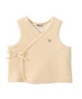 MIKI HOUSE HOT BISCUITS 【50-70cm】 パイル素材 ベビーベスト(胴着)
