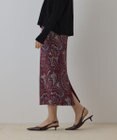 GRACE CONTINENTAL ラメペイズリージャガードスカート