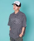 WEGO 別注PIKOチェックグラフィックシャツ（SS）