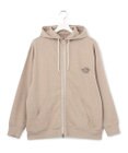 J.PRESS YORK STREET 【UNISEX】ヘビー天竺ジップアップ フーディ