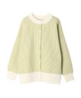 Green Parks ストライプＪＱカーディガン